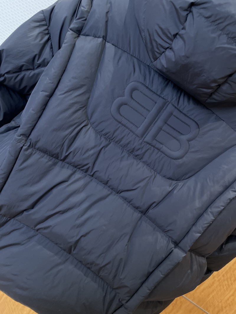 Balenciaga Patchwork Hooded Down Jacket 2 6