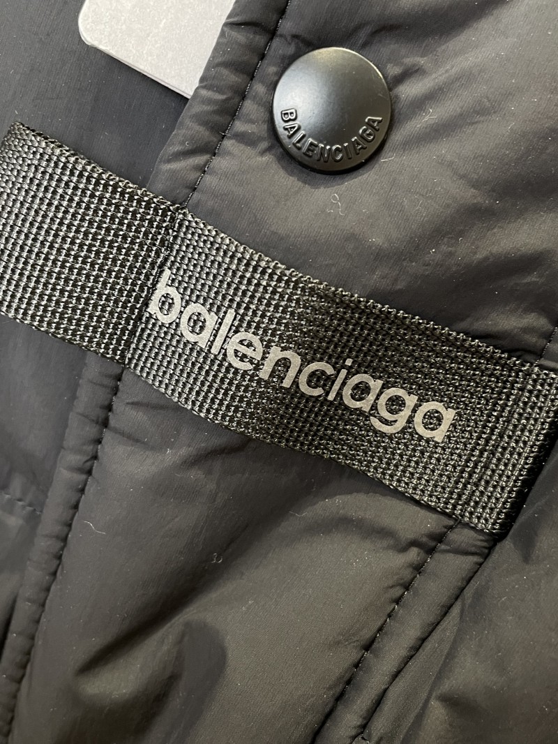 Balenciaga Patchwork Hooded Down Jacket 2 8