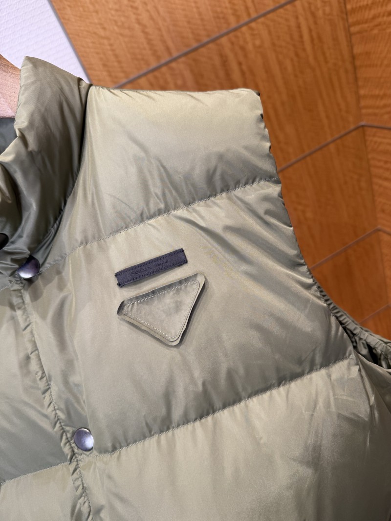 Prada Nylon Triangle Label Down Vest 3
