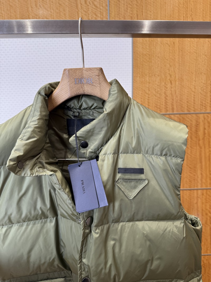 Prada Nylon Triangle Label Down Vest 7