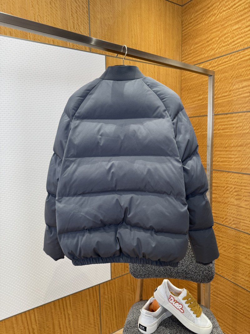 LV Leather Label Camo Reversible Down Jacket 1