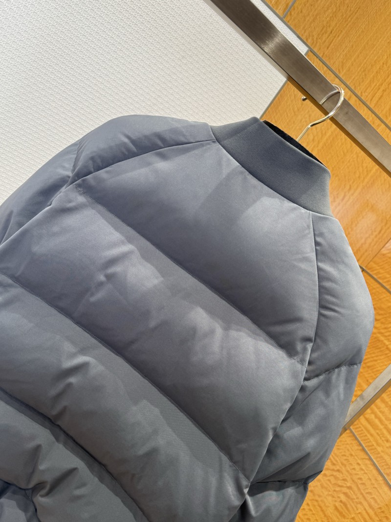 LV Leather Label Camo Reversible Down Jacket 5