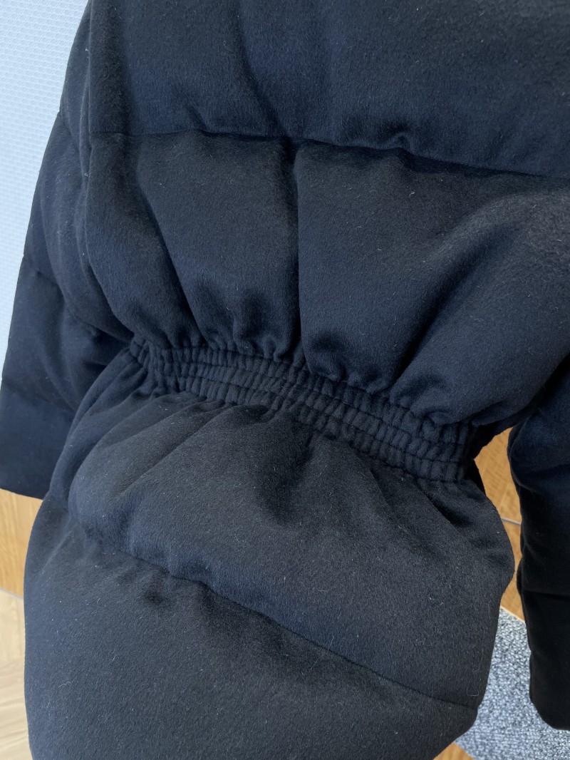 Prada Waist-Defining Belted Stand-Up Collar Down Jacket 1 8