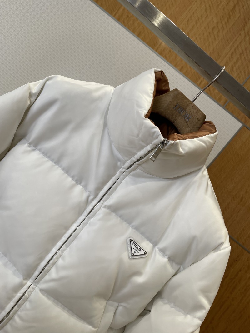 Prada Stand Collar Short Down Jacket 1 2