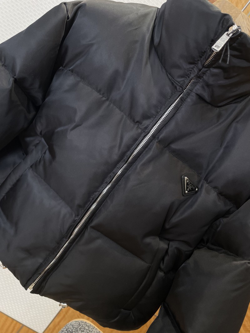 Prada Stand Collar Short Down Jacket 2 3