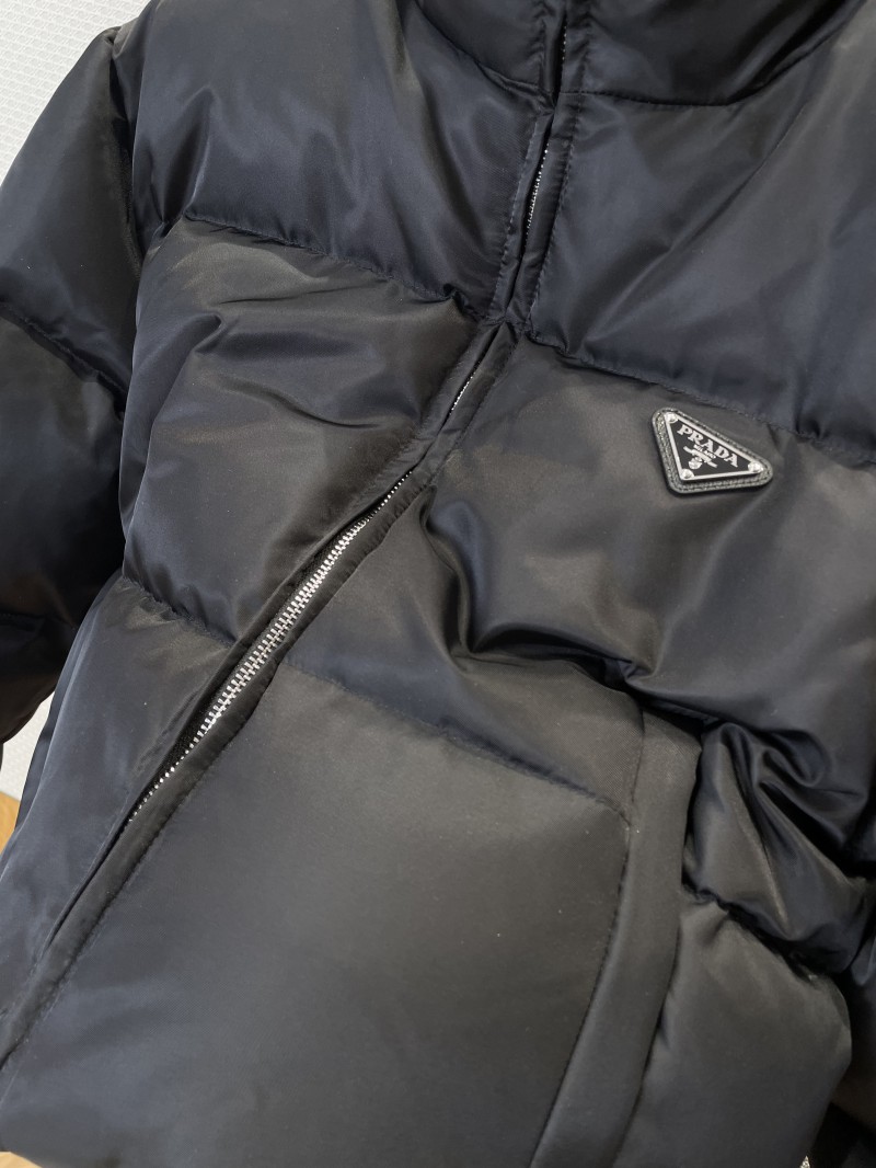 Prada Stand Collar Short Down Jacket 2 4