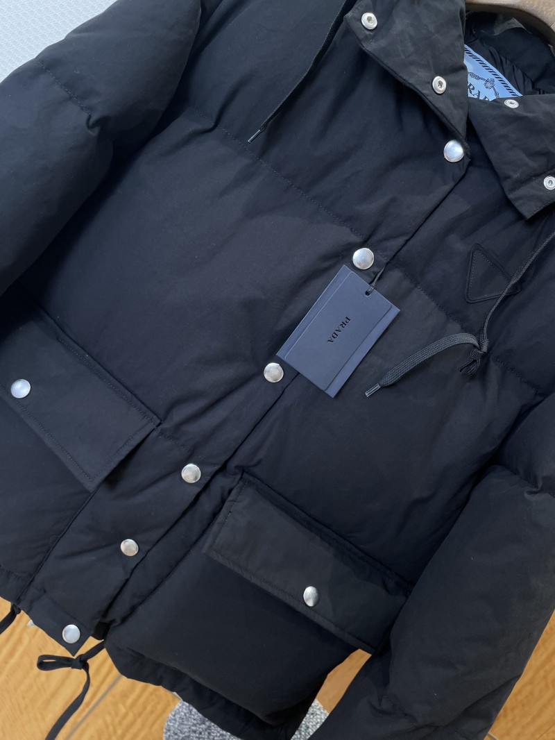 Prada Hooded Drawstring Down Jacket 1 4