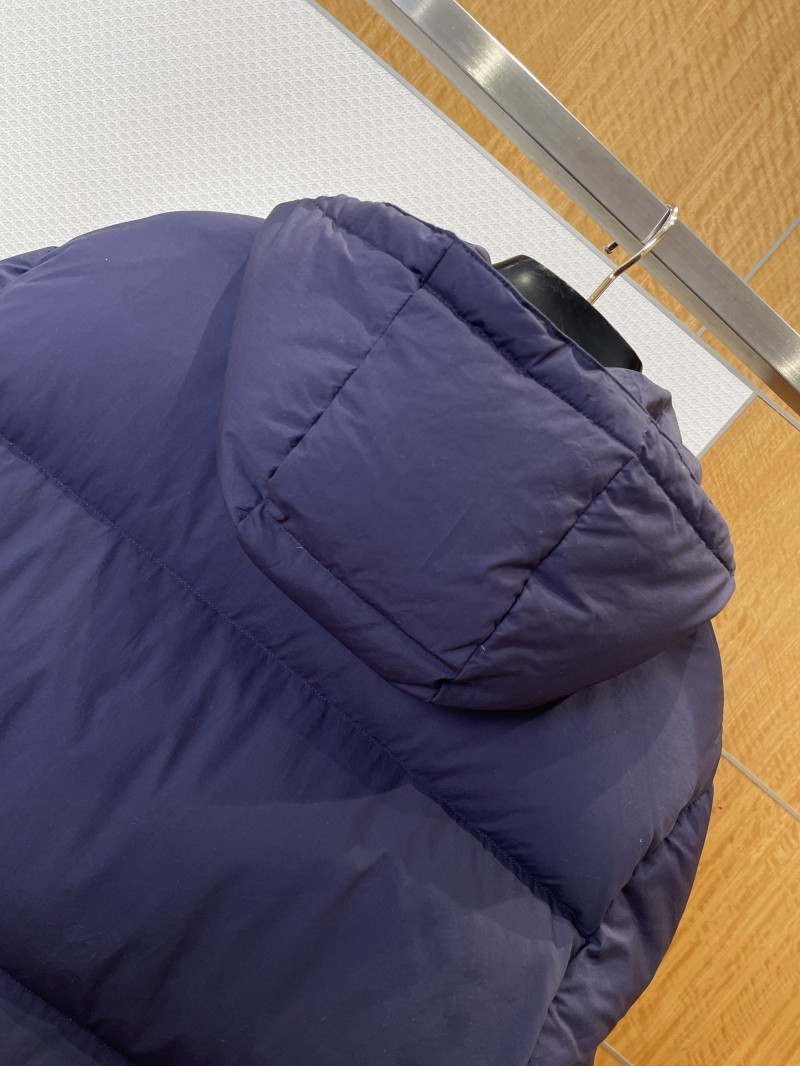 Prada Hooded Mid-Length Quilted Down Jacket 1 5
