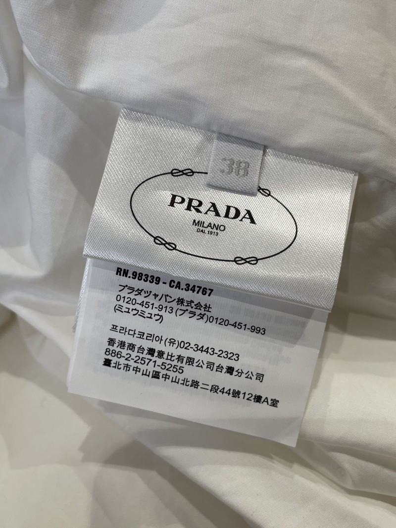 Prada Hooded Mid-Length Quilted Down Jacket 2 8