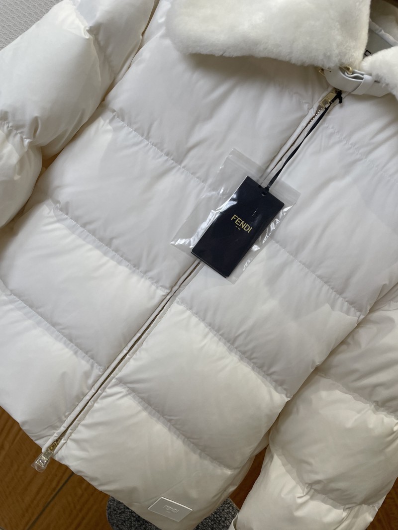 Fendi Fur Collar Ski Jacket Down Jacket 1 3