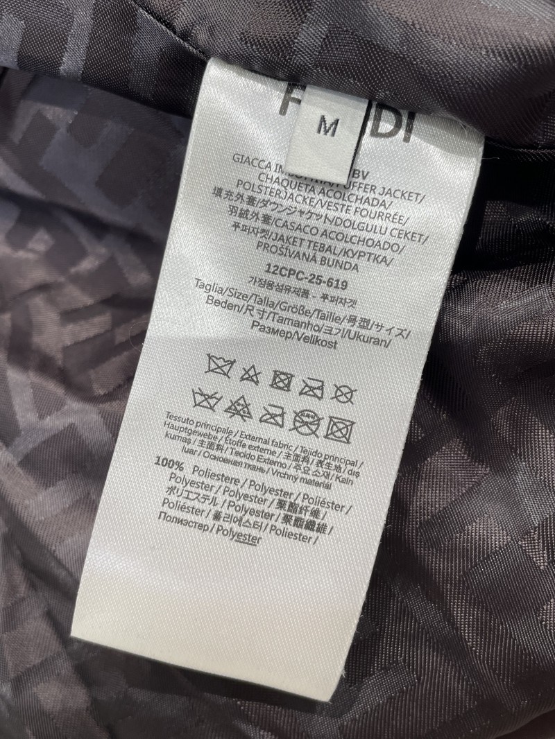 Fendi Fur Collar Ski Jacket Down Jacket 2 8