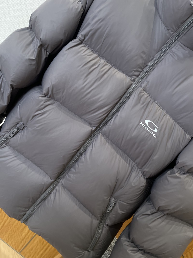 Balenciaga Embroidered Stand Collar Down Jacket 1 3