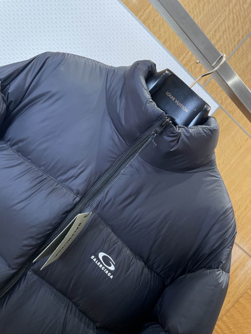 Balenciaga Embroidered Stand Collar Down Jacket 2 2