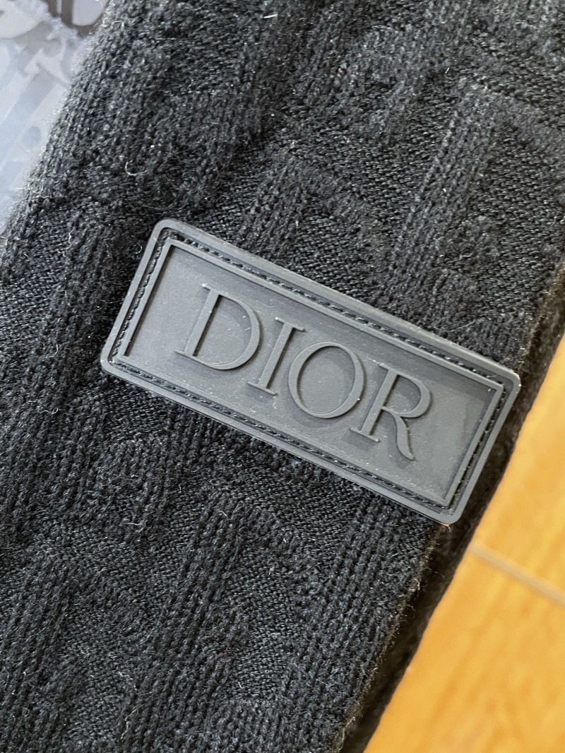 Dior All-Over Jacquard Patchwork Baseball Collar Down Jacket 1 5