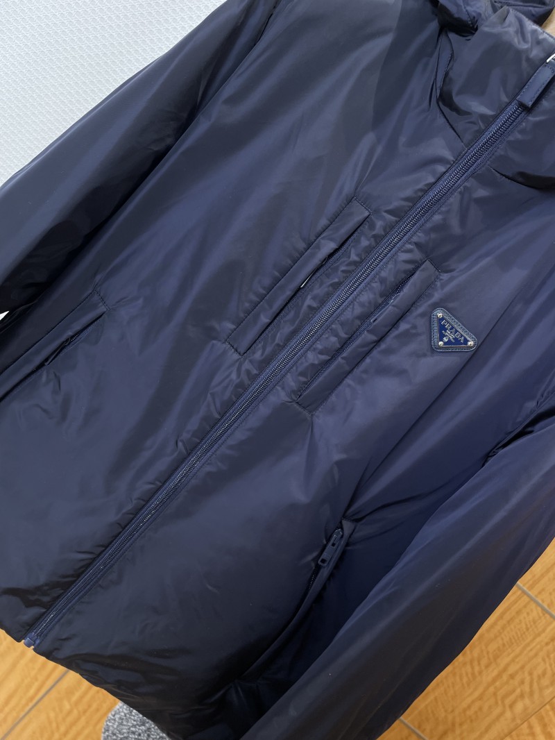Prada Classic Triangle Logo Hooded Down Jacket 3