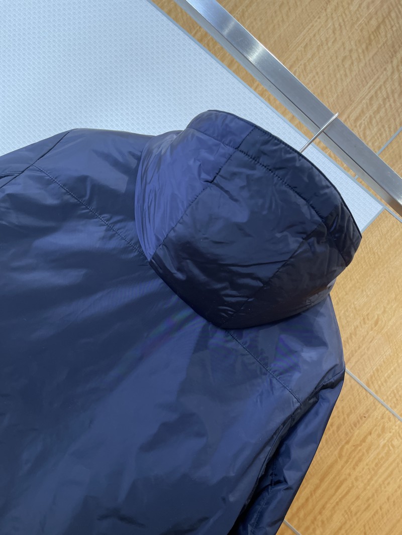 Prada Classic Triangle Logo Hooded Down Jacket 5