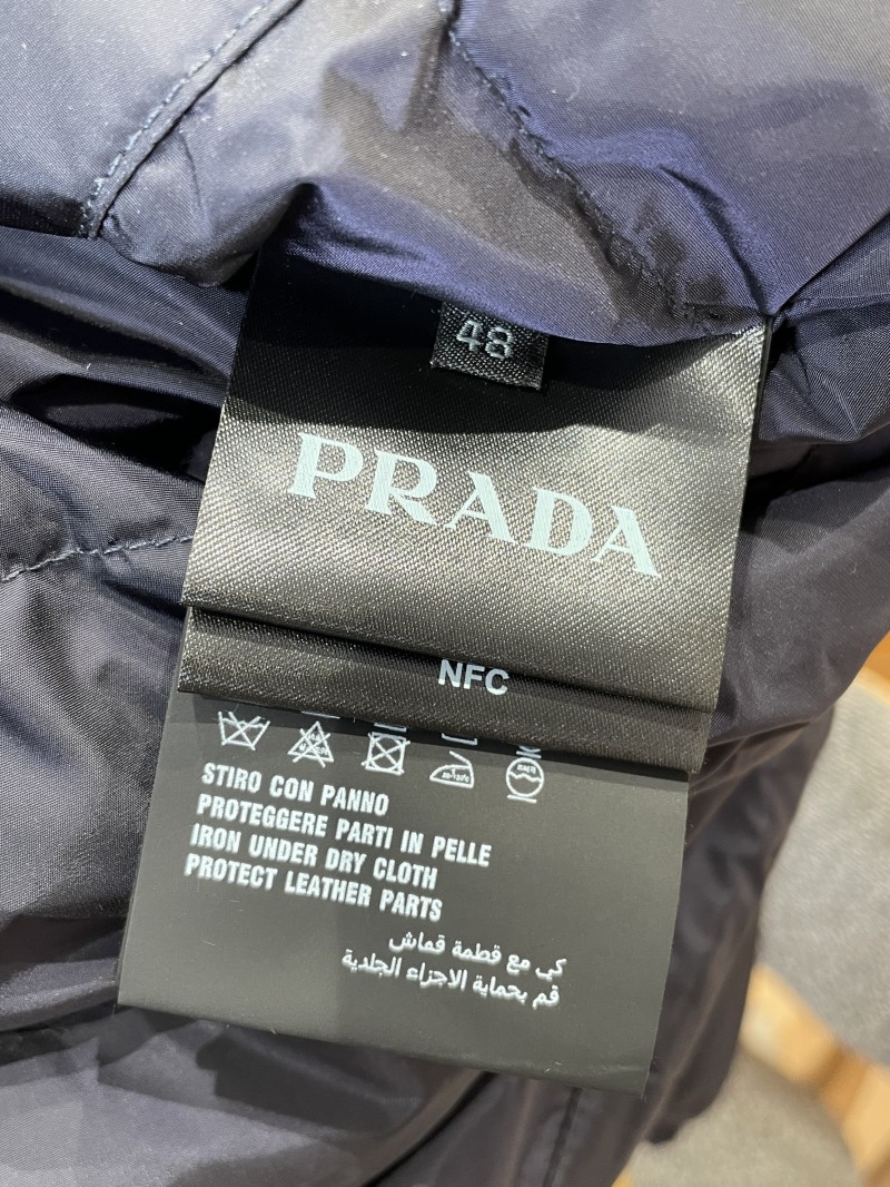 Prada Classic Triangle Logo Hooded Down Jacket 8