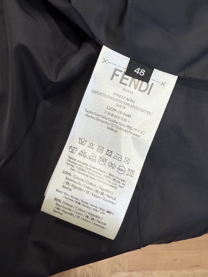 Fendi Embossed Logo Hooded Down Jacket 8