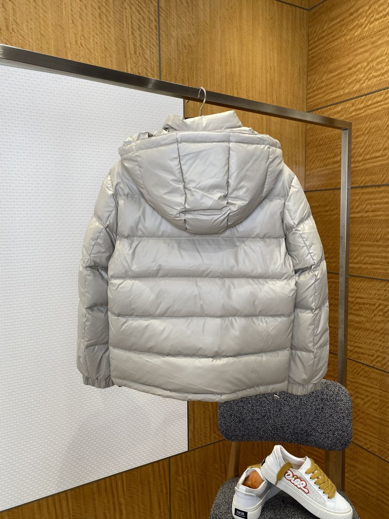 Prada Enameled Triangle Logo Hooded Glossy Down Jacket 1 1