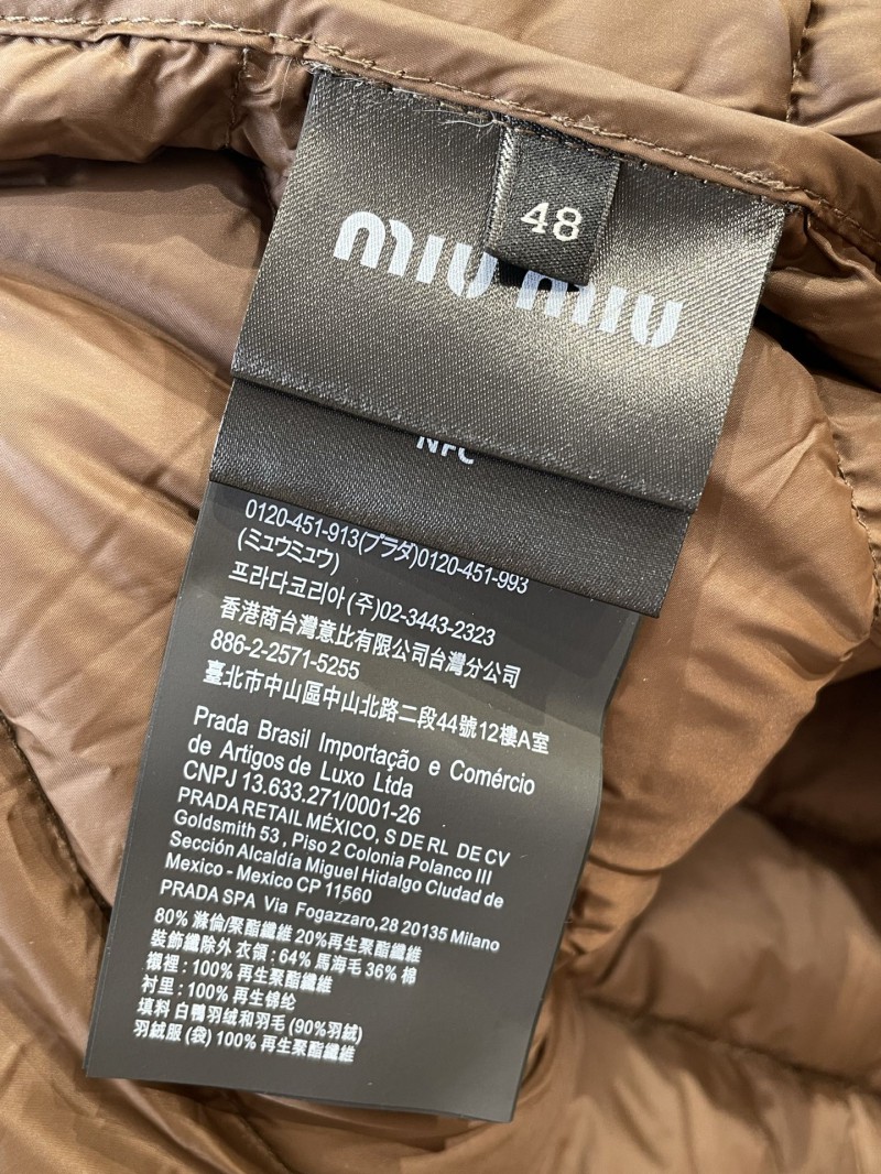 Miu Miu Embroidered Hooded Down Jacket 1 8