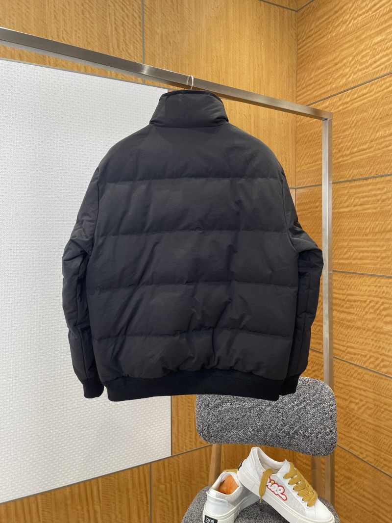 Prada Stand Collar Button-Down Down Jacket 1