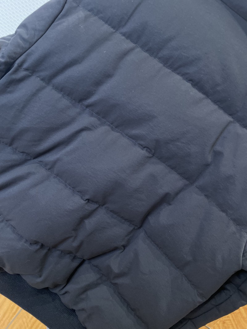Prada Stand Collar Button-Down Down Jacket 6