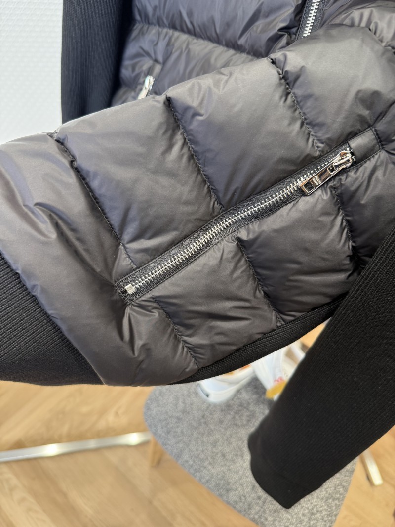 Prada Metal Triangle Patchwork Down Jacket 1 7
