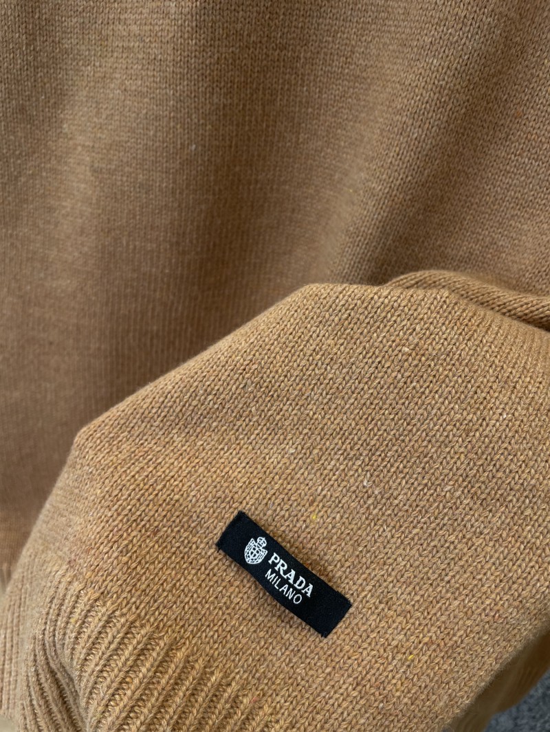 Prada Embroidered Crewneck Knit Sweater 4