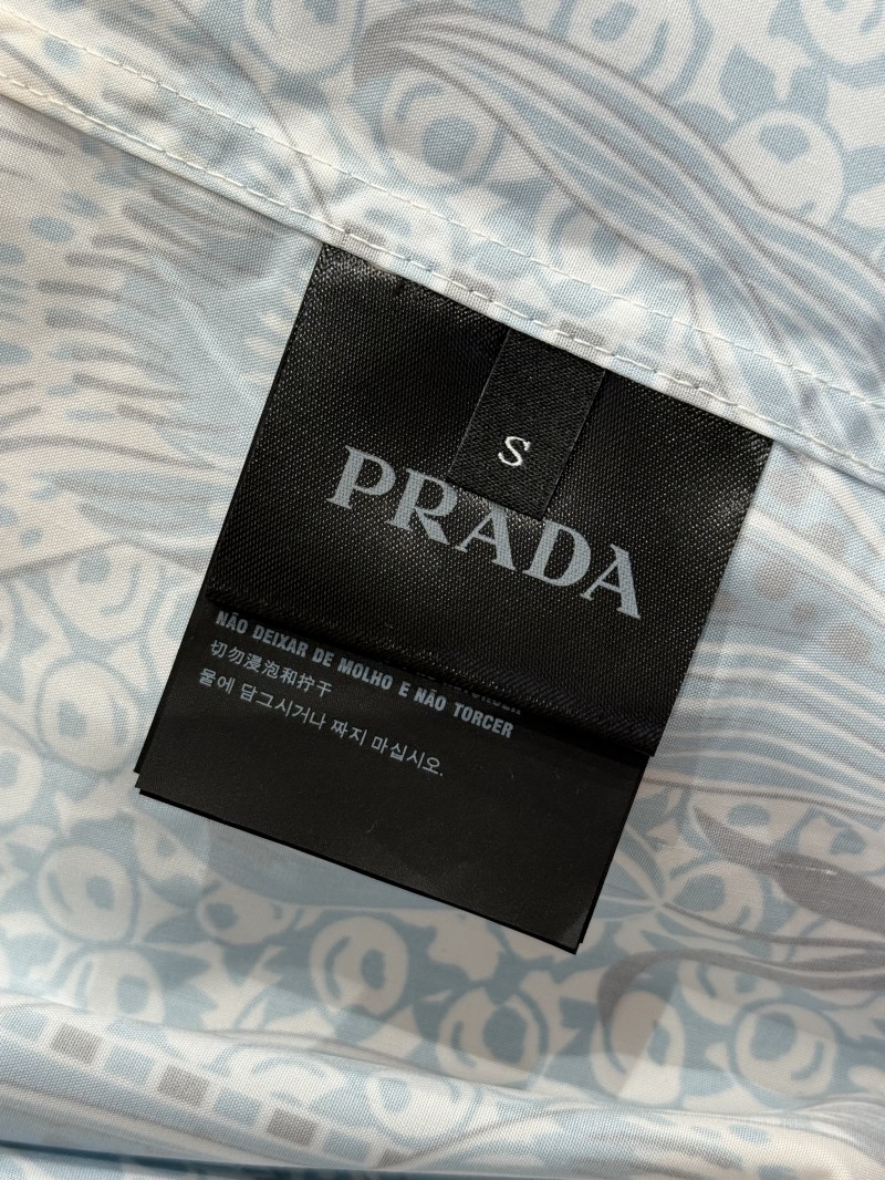 Prada Floral Print Long-Sleeve Shirt 8