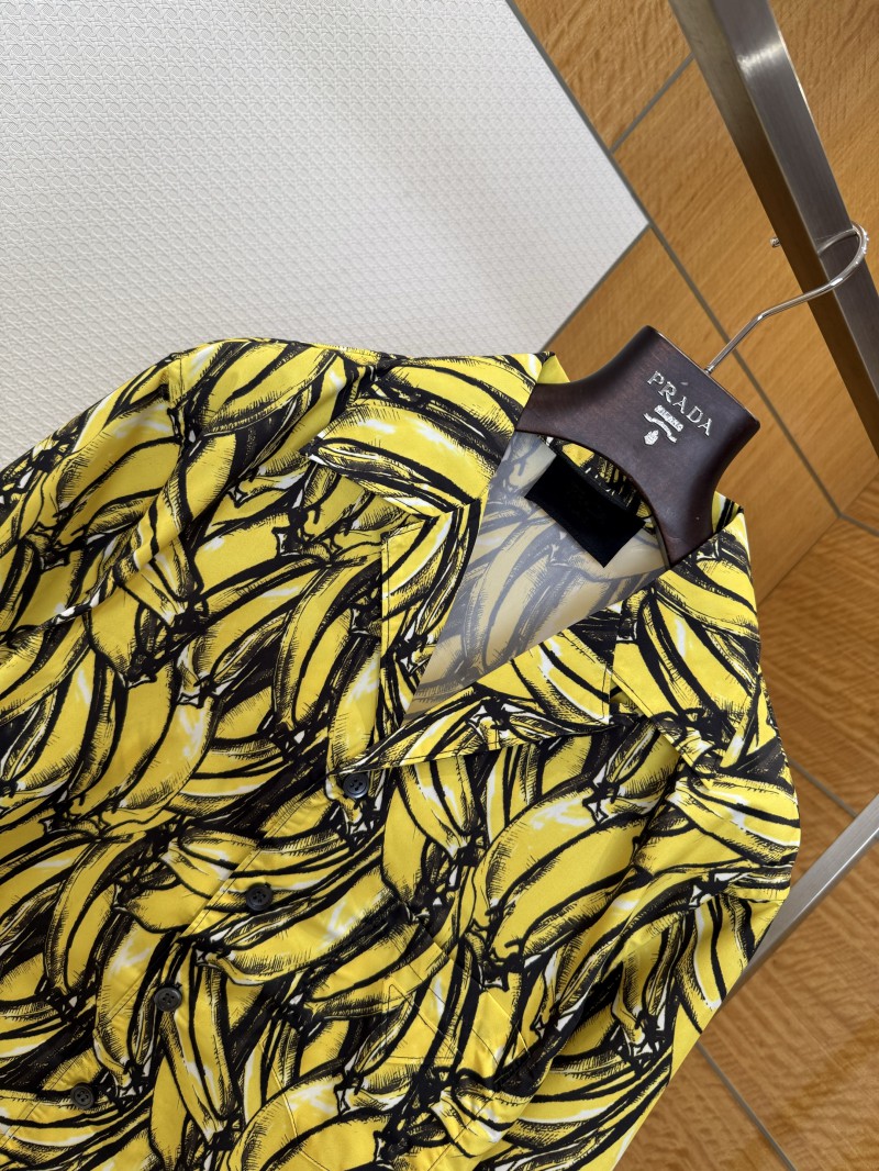 Prada Banana Print Casual Shirt 1 2