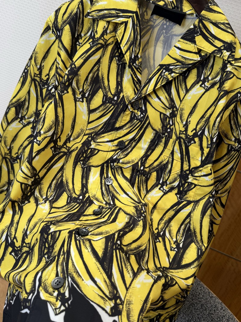 Prada Banana Print Casual Shirt 1 5