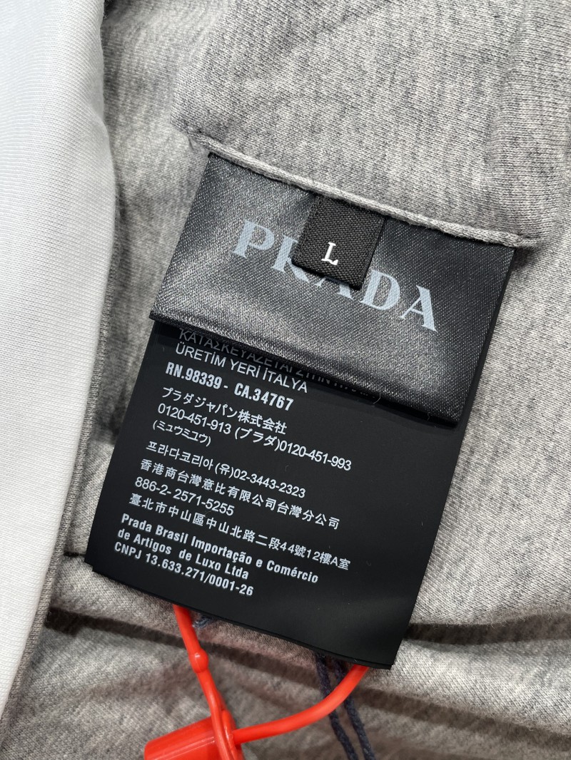 Prada Reversible Cotton Crew Neck Short-Sleeve T-Shirt 1 8