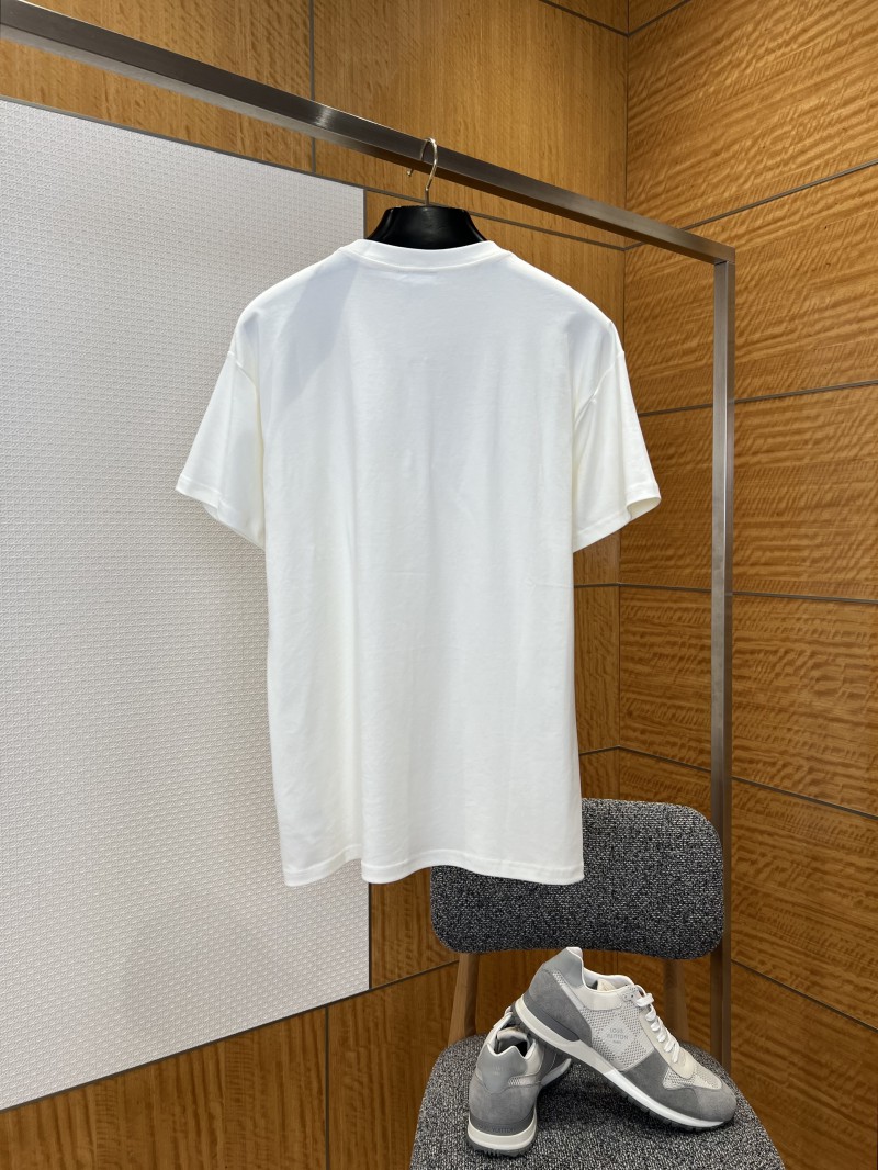 Dior Letter Embroidered Crew Neck Short Sleeve T-Shirt 2 1