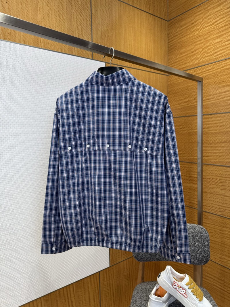 Miu Miu Checkered Lapel Single-Breasted Jacket 1
