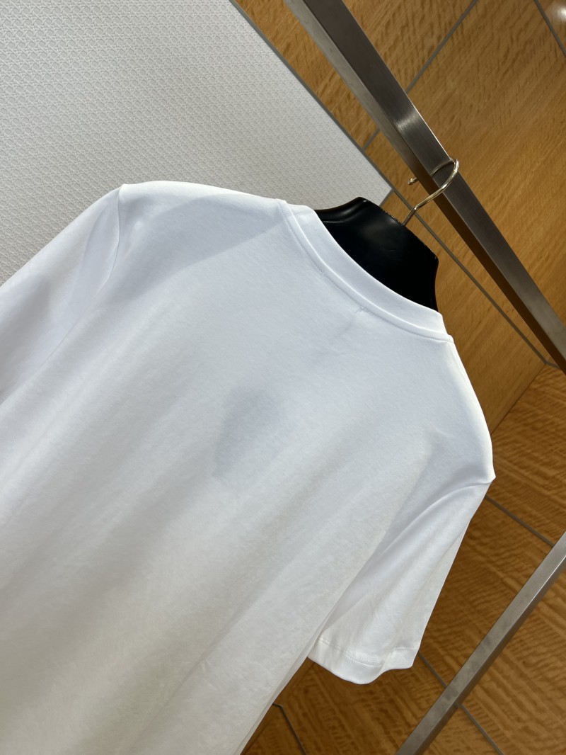 Prada Classic Triangle Logo Crew Neck Short Sleeve T-Shirt 1 5