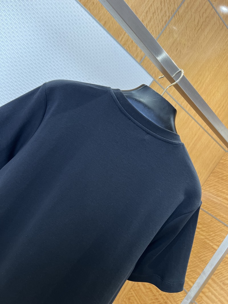 Prada Classic Triangle Logo Crew Neck Short Sleeve T-Shirt 2 5
