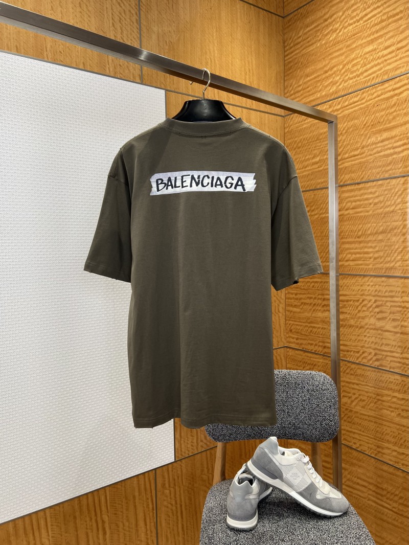 Balenciaga Letter Print Short-Sleeve T-Shirt 1