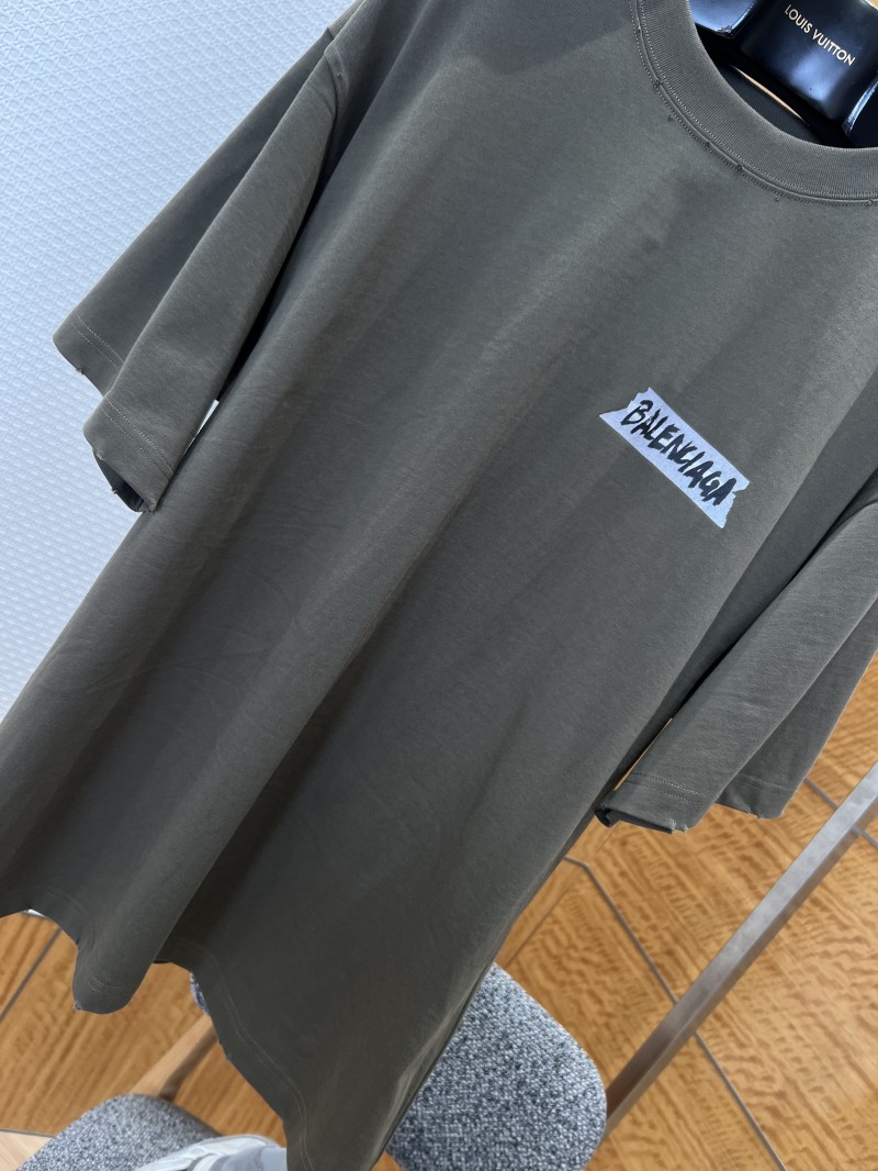 Balenciaga Letter Print Short-Sleeve T-Shirt 3