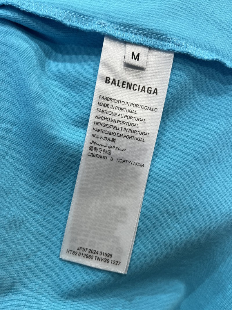 Balenciaga Plain Knit Printed Short-Sleeve T-Shirt 2 8