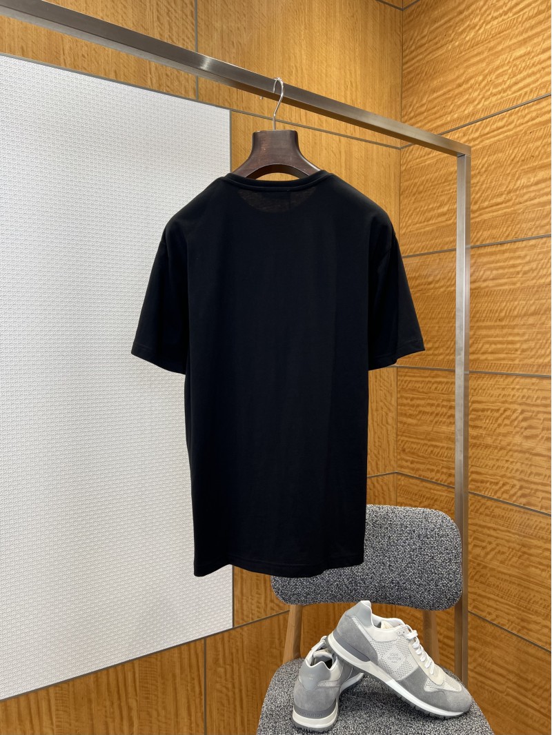 Prada Letter Pocket Crew Neck Short Sleeve T-Shirt 1 1