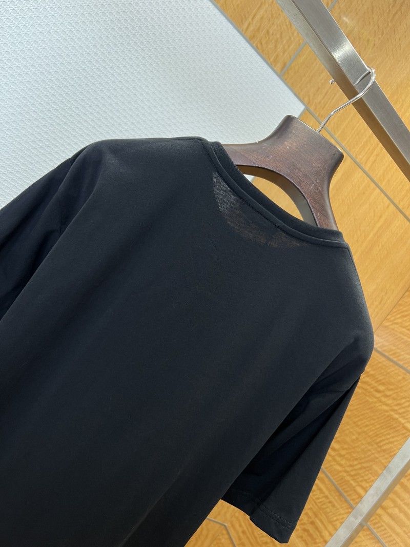 Prada Letter Pocket Crew Neck Short Sleeve T-Shirt 1 5