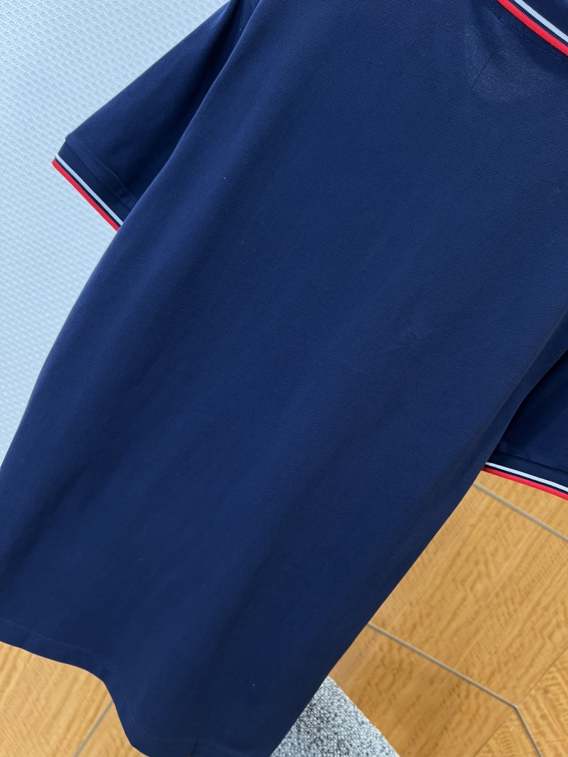 Prada Logo Micro-Logo Striped Short-Sleeve Polo Shirt 2 6