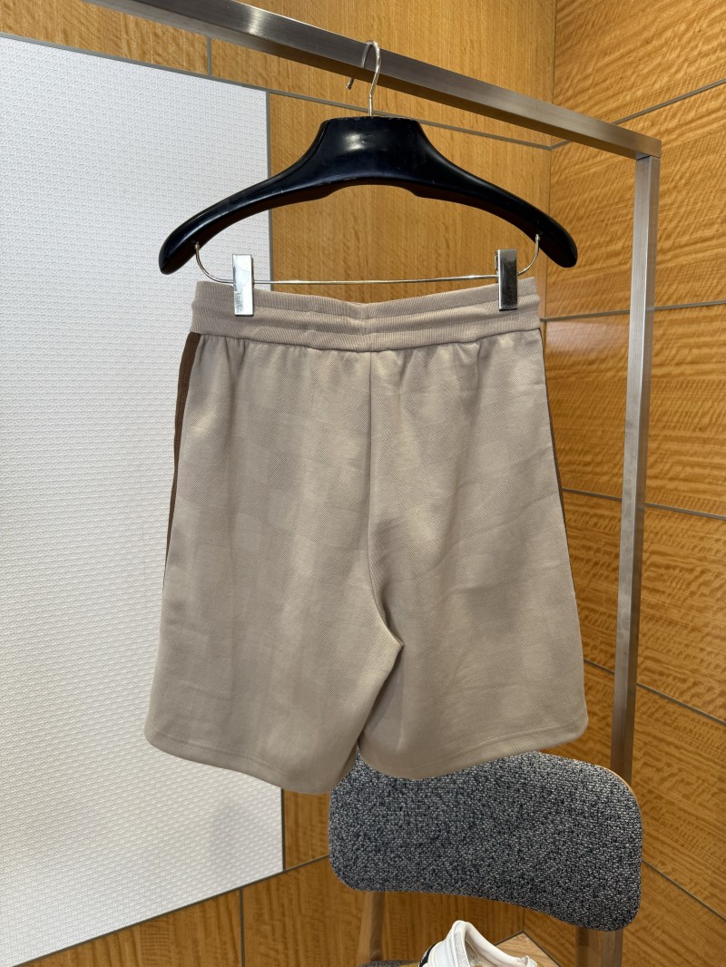 LV Patchwork Wide-Leg Casual Shorts 1