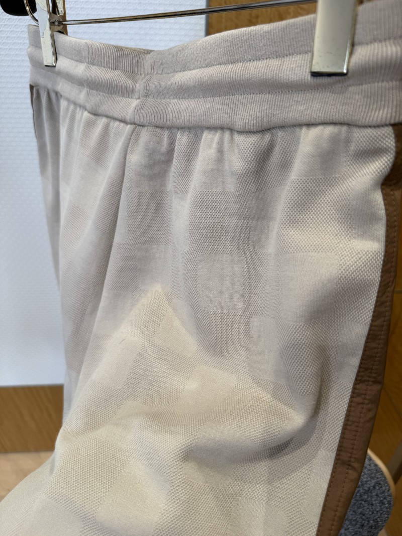 LV Patchwork Wide-Leg Casual Shorts 6