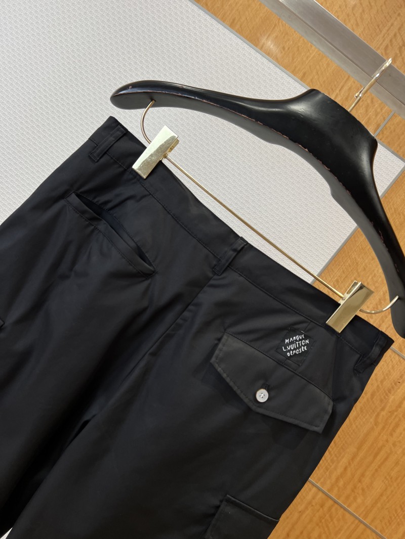 LV Embroidered Workwear Shorts 3 5