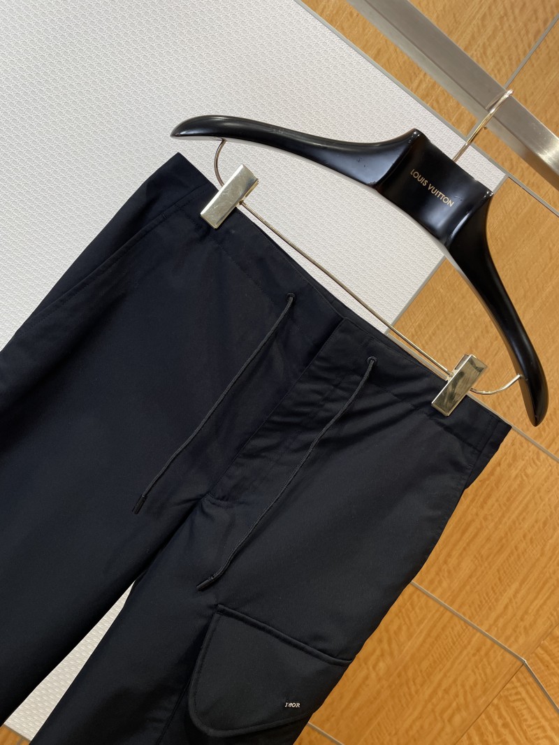 Dior Drawstring Workwear-Inspired Casual Pants 2