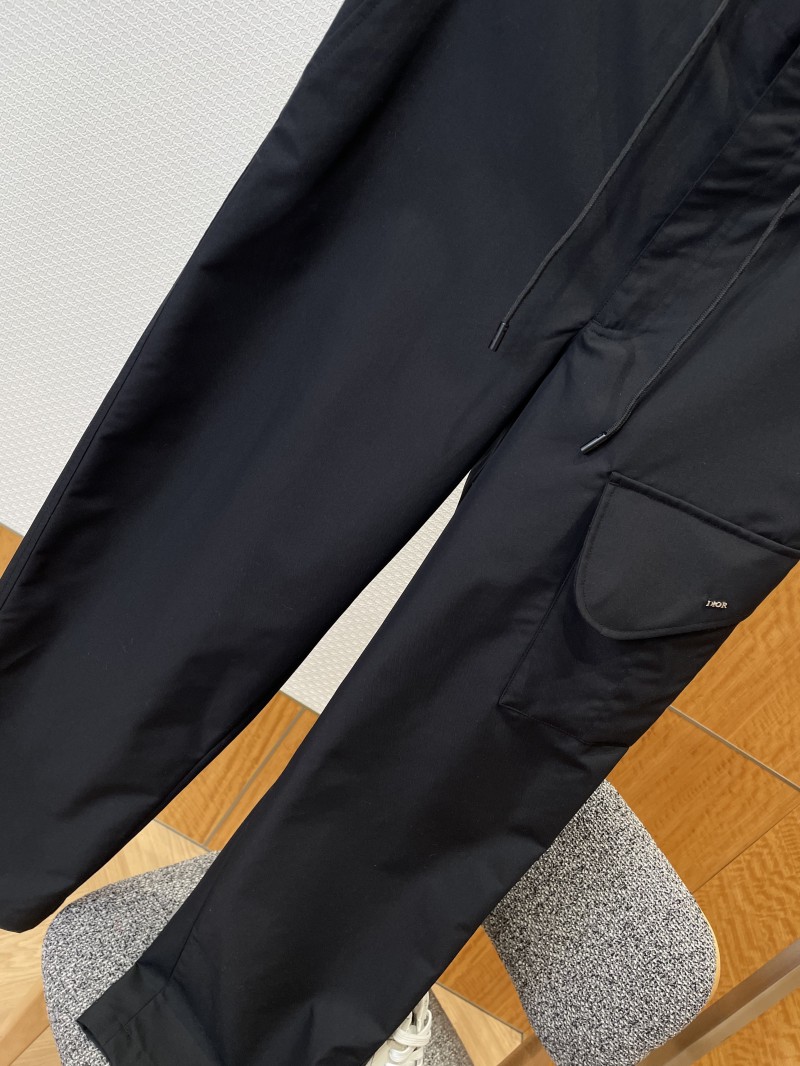 Dior Drawstring Workwear-Inspired Casual Pants 3