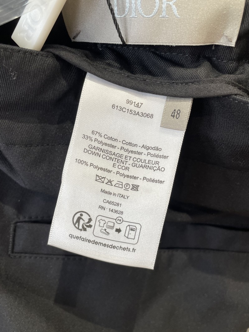 Dior Drawstring Workwear-Inspired Casual Pants 8