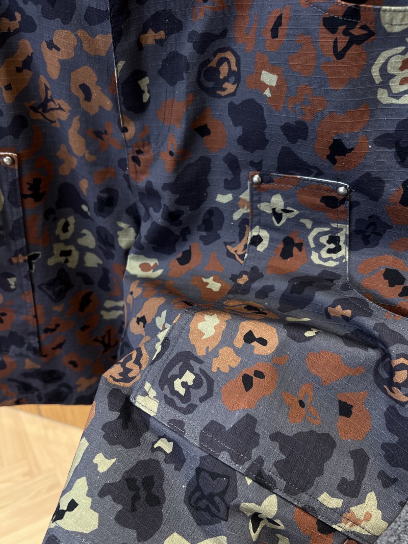 LV Workwear Leopard-Print Floral Shorts 4
