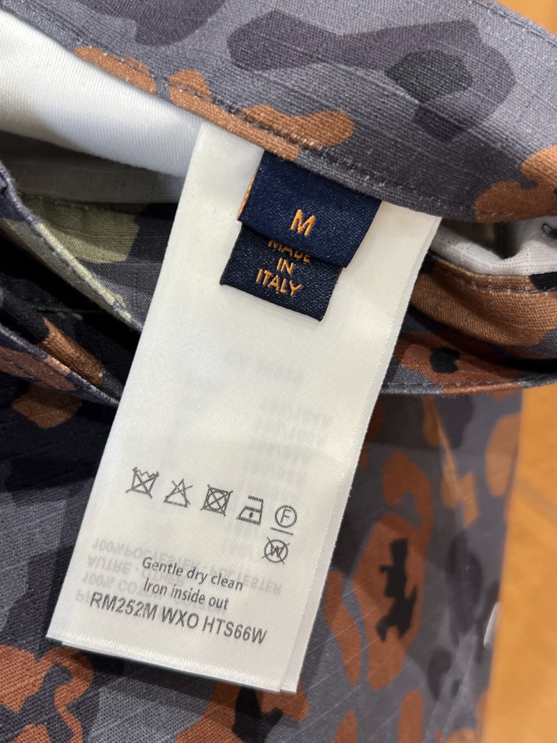 LV Workwear Leopard-Print Floral Shorts 8